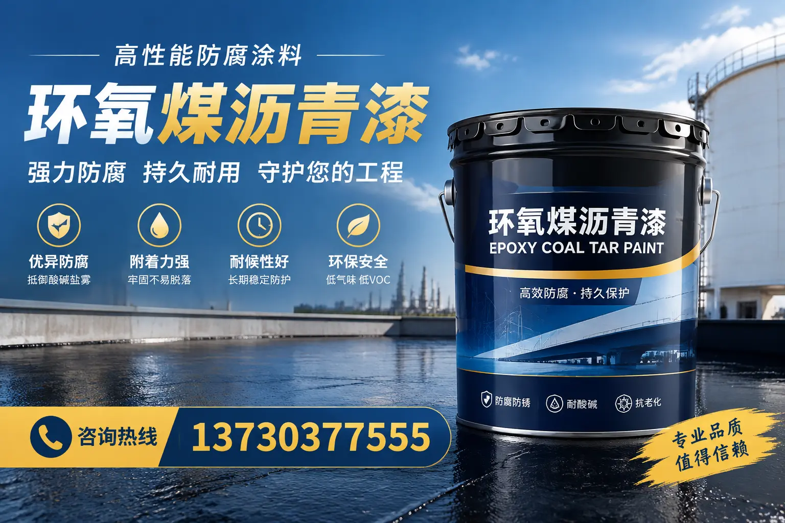环氧煤沥青漆的耐久性分析，适合延庆的使用场景